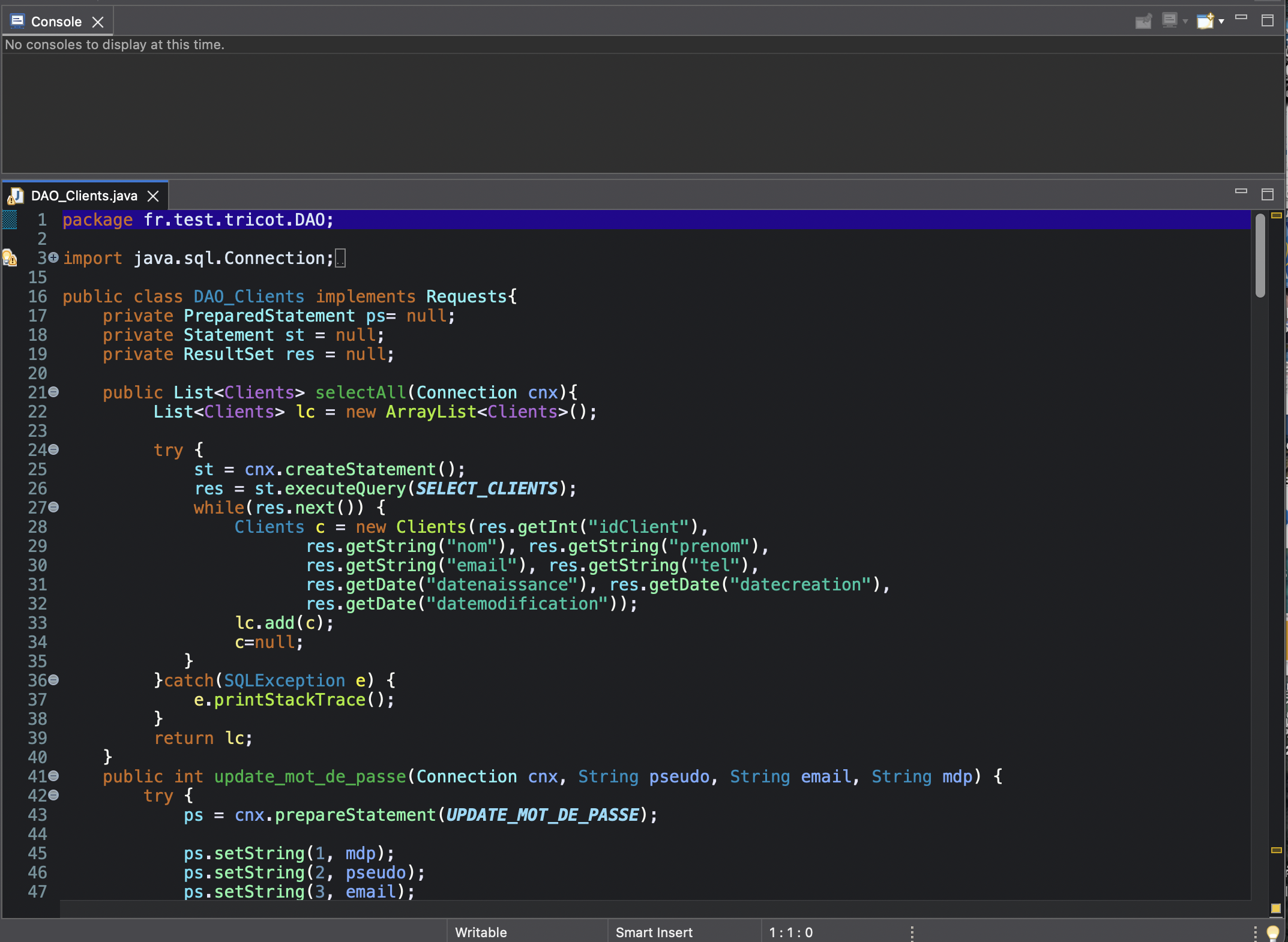 Projet Site Web Dynamique