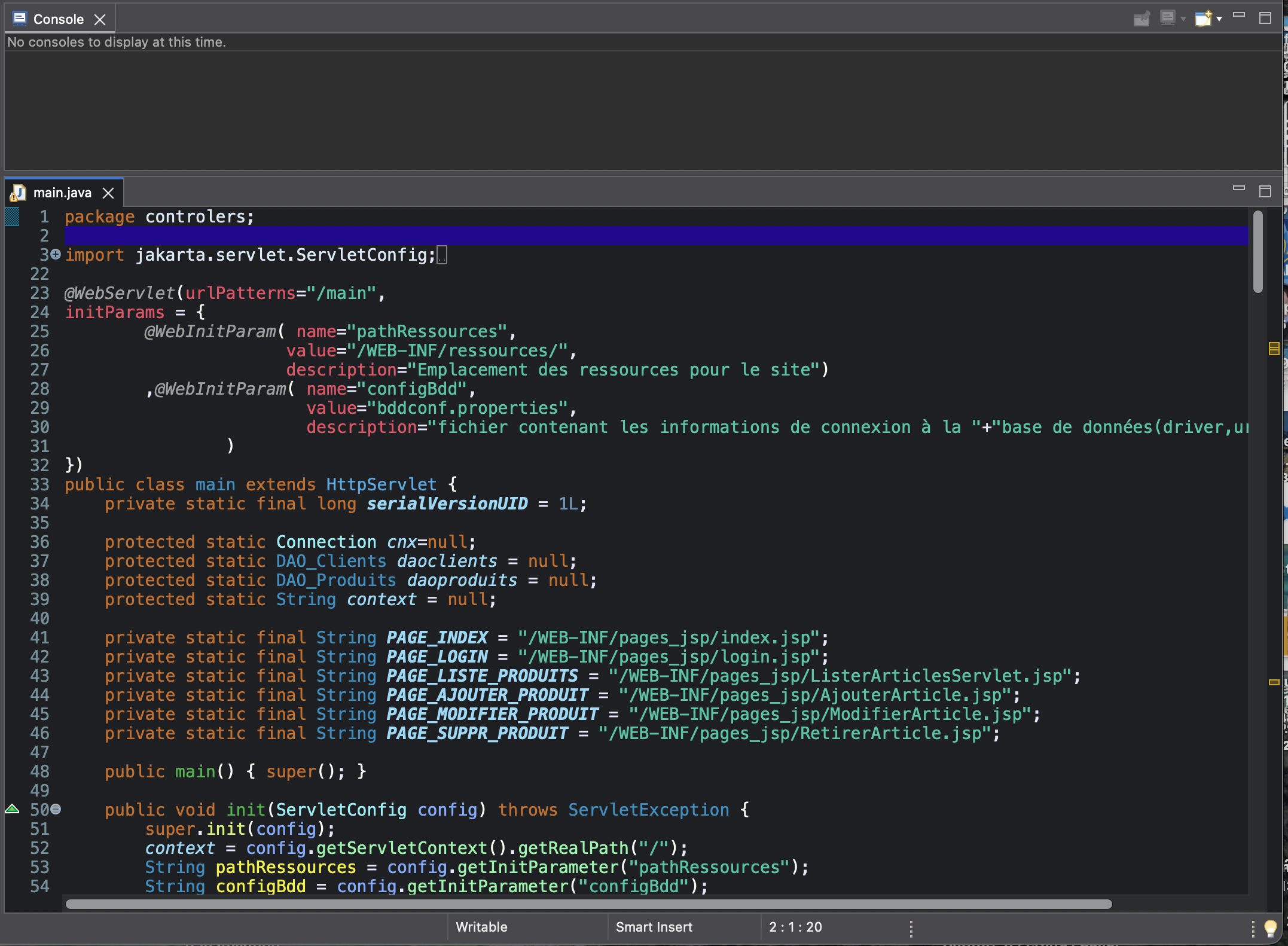 Projet Site Web Dynamique